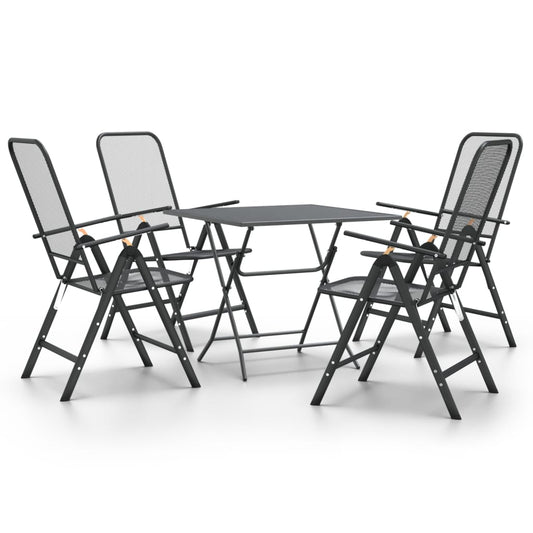 Garden Dining Set | Anthracite | Expanded metal mesh with e-coating