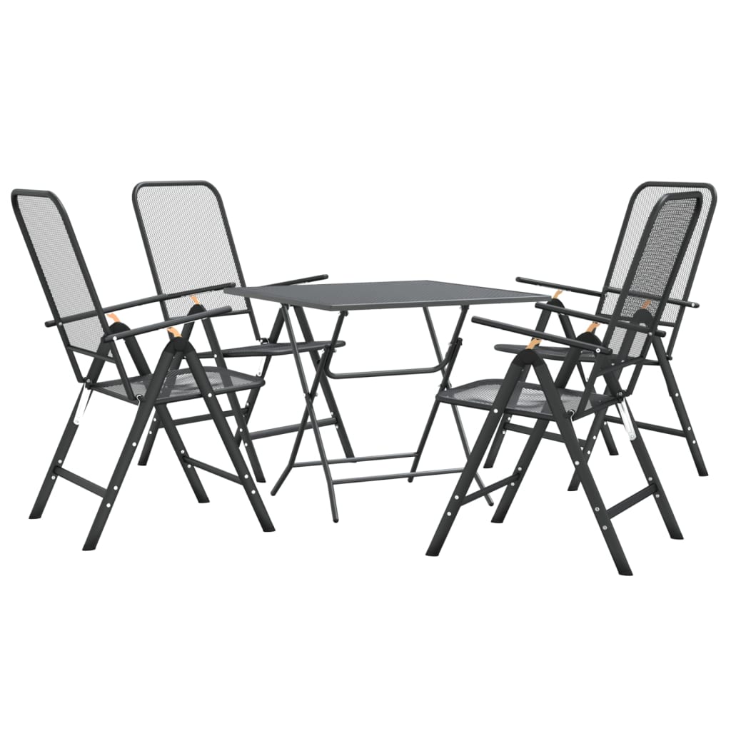 Garden Dining Set | Anthracite | Expanded metal mesh with e-coating