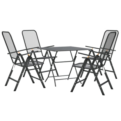 Garden Dining Set | Anthracite | Expanded metal mesh with e-coating