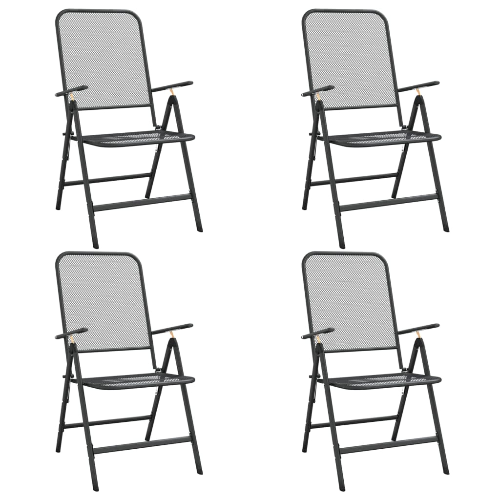 Garden Dining Set | Anthracite | Expanded metal mesh with e-coating