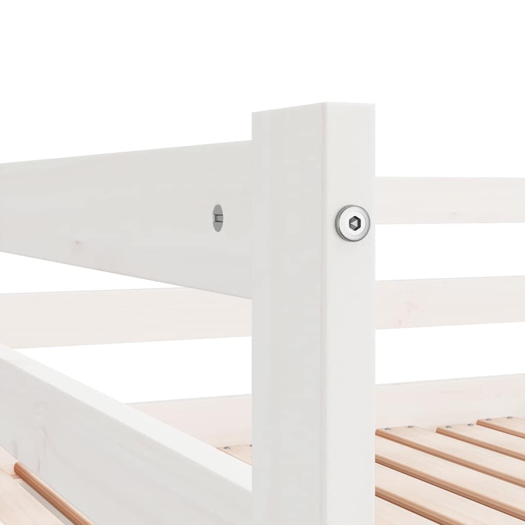 Pull-out Day Bed without Mattress White 80x200 cm