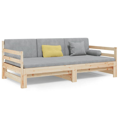 Pull-out Day Bed without Mattress 2x(80x200)cm