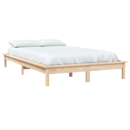 Bed Frame | Natural Pine | Solid Pine Wood | Double | Durable | Bed Frame