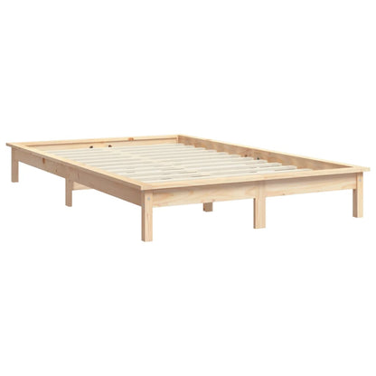 Bed Frame | Natural Pine | Solid Pine Wood | Double | Durable | Bed Frame
