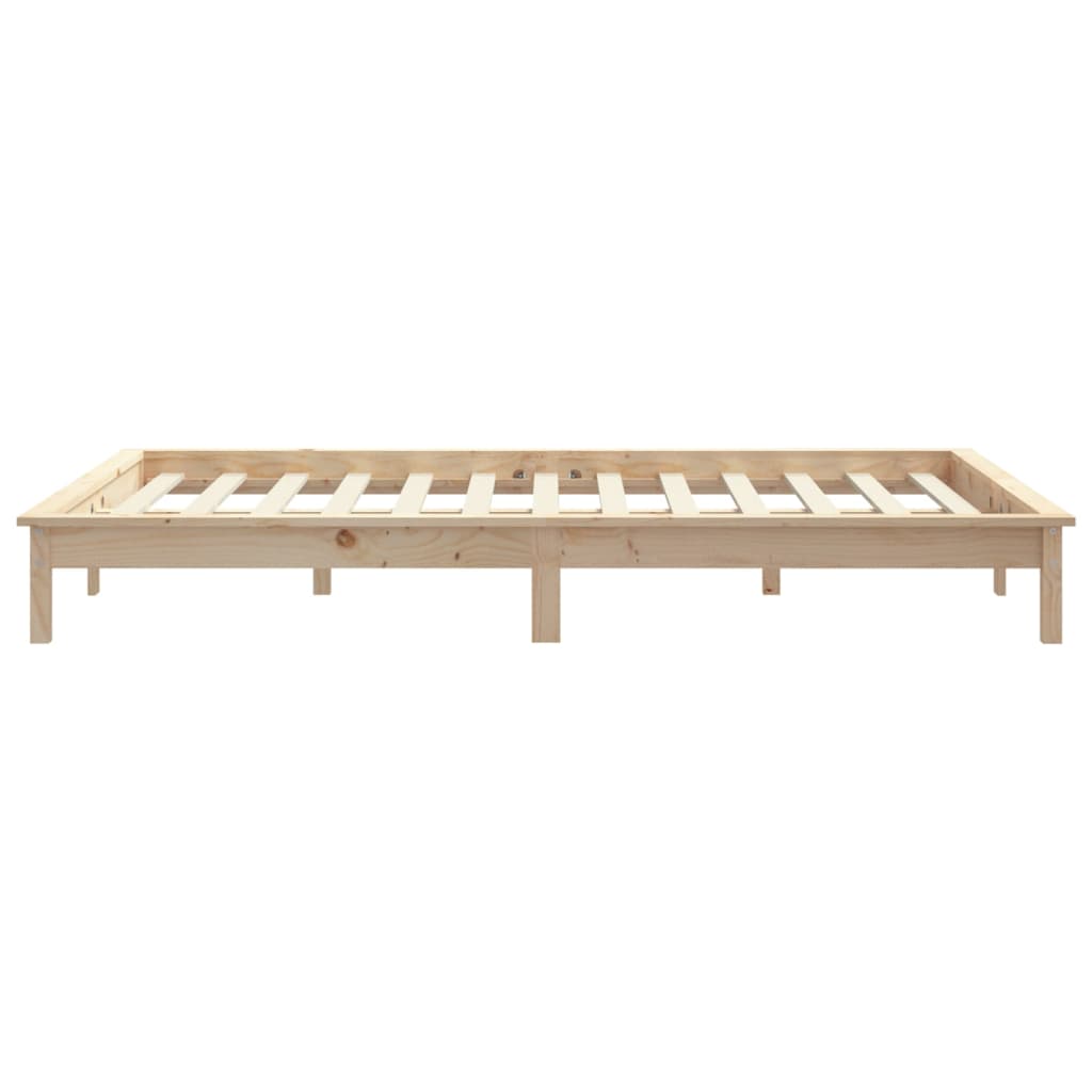 Bed Frame | Natural Pine | Solid Pine Wood | Double | Durable | Bed Frame