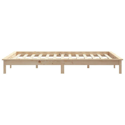 Bed Frame | Natural Pine | Solid Pine Wood | Double | Durable | Bed Frame