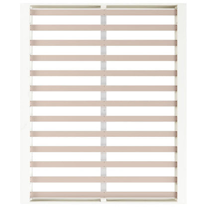 Bed Frame without Mattress White 150x200 cm King Size King Size Solid Wood
