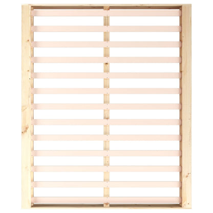 Bed Frame | Natural Wood | Solid Pine Wood | Double | Simplistic