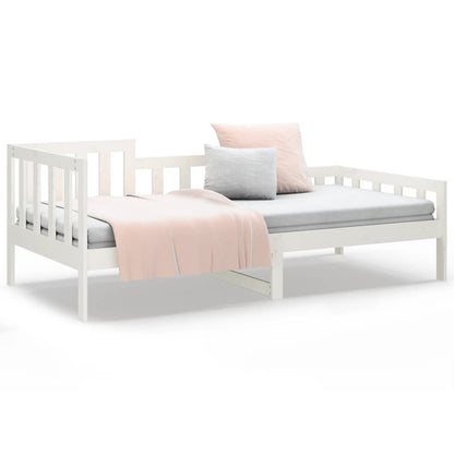 Day Bed without Mattress White 80x200 cm Solid Wood Pine
