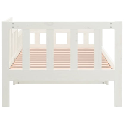 Day Bed without Mattress White 80x200 cm Solid Wood Pine