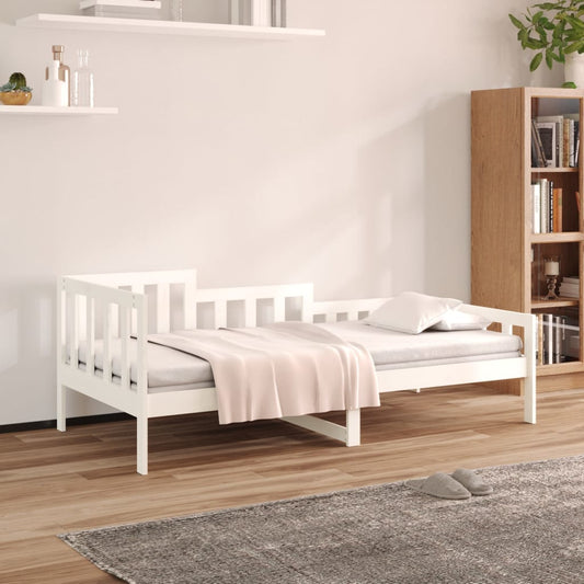 Day Bed without Mattress White 80x200 cm Solid Wood Pine