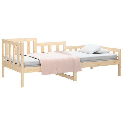 Day Bed without Mattress 90x190 cm Single Solid Wood Pine