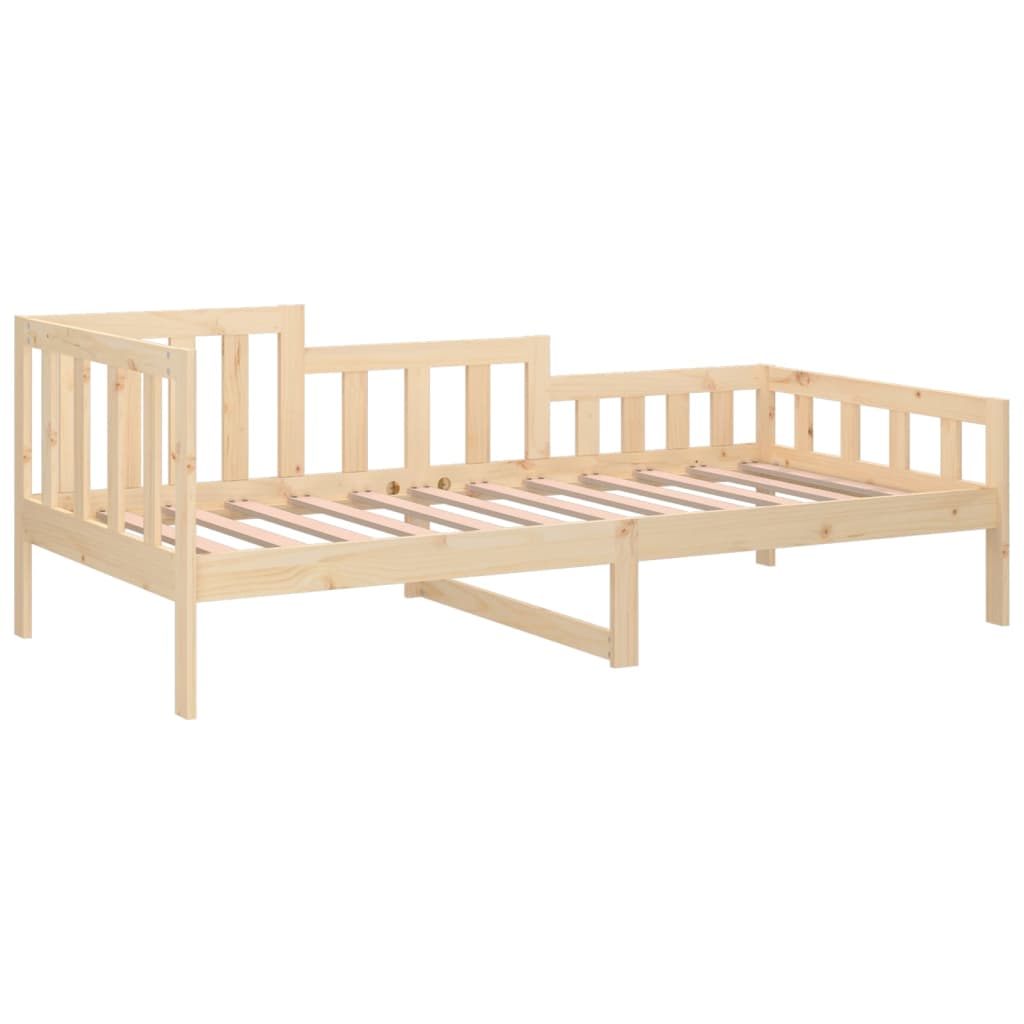 Day Bed without Mattress 90x190 cm Single Solid Wood Pine