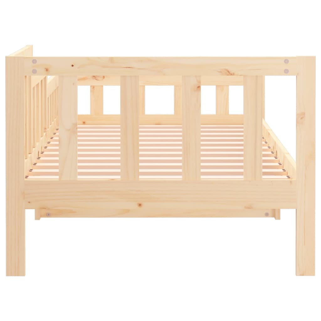 Day Bed without Mattress 90x190 cm Single Solid Wood Pine