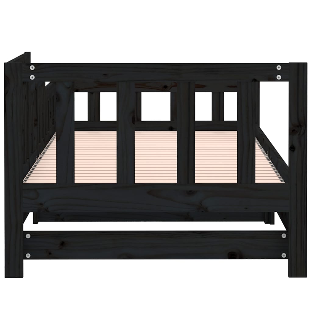Day Bed | Black | Solid pine wood | Double