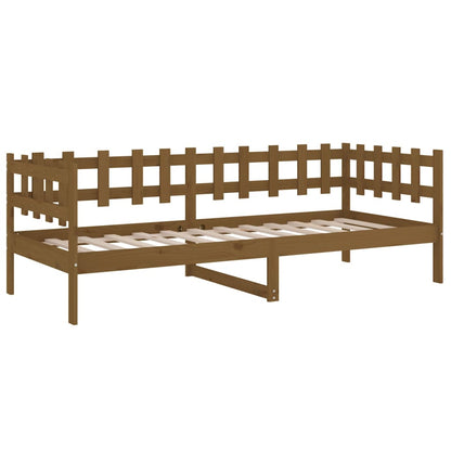 Day Bed | Honey Brown | Solid Pine Wood | Single