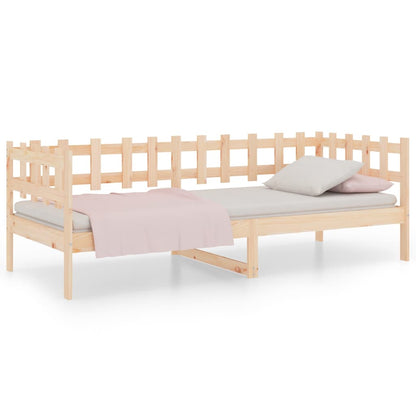 Day Bed without Mattress 90x190 cm Single Solid Wood Pine