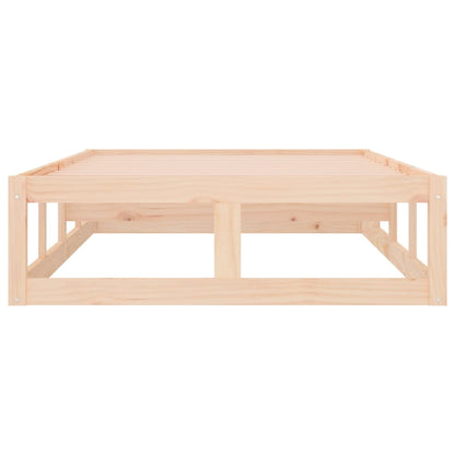 Bed Frame without Mattress 90x200 cm Solid Wood