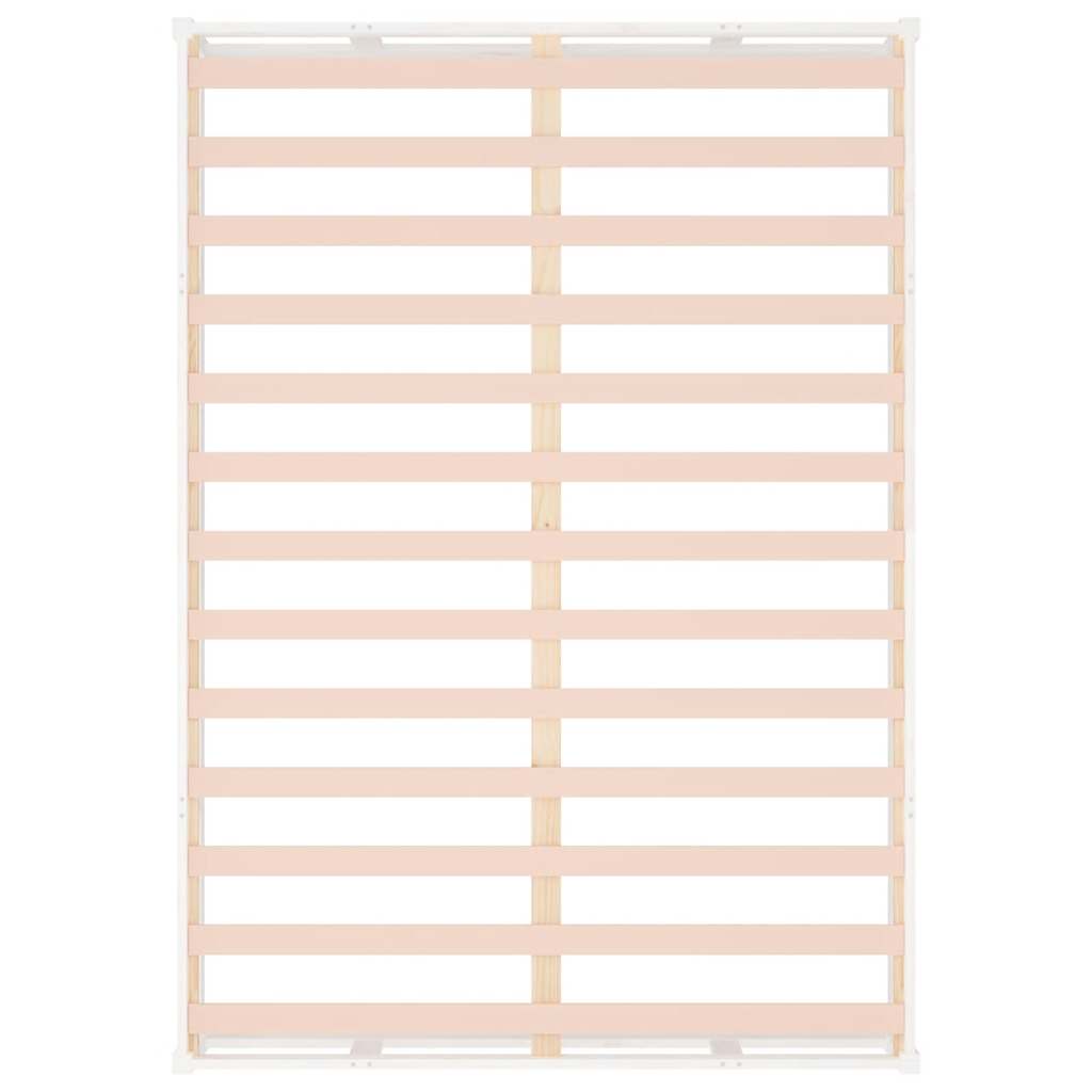 Bed Frame without Mattress White 140x200 cm Solid Wood