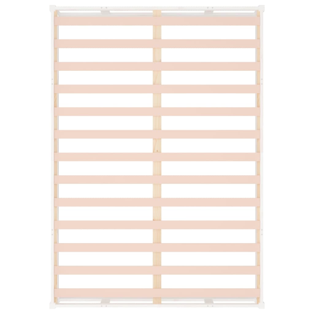 Bed Frame without Mattress White 160x200 cm Solid Wood