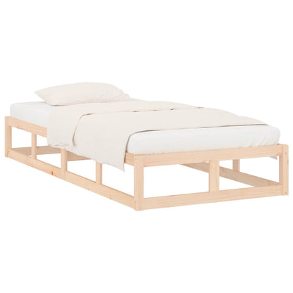 Bed Frame | Natural Pine | Solid pine wood | Small Single | Durable