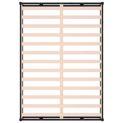 Bed Frame | Black | Solid pine wood, Plywood slats | Small Double
