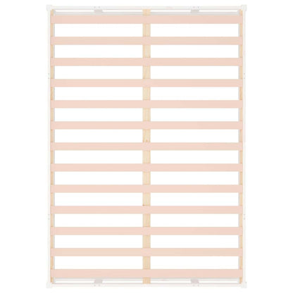 Bed Frame without Mattress White 135x190 cm Double Double Solid Wood