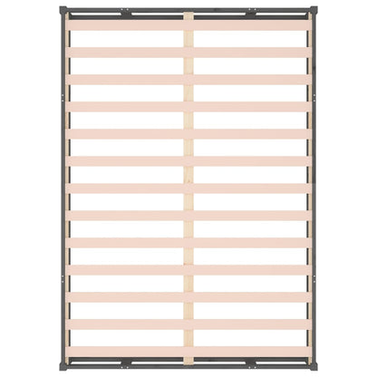 Bed Frame without Mattress Grey 135x190 cm Double Double Solid Wood
