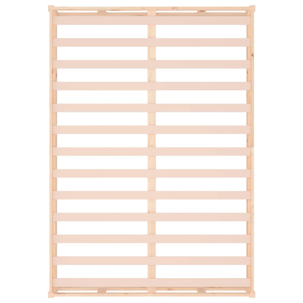 Bed Frame | Natural Wood | Solid Pine Wood, Plywood | Double | Durable