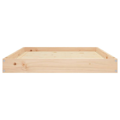 Dog Bed | Natural Wood | Solid Pine Wood | 101.5x74x9 cm | Minimalistic