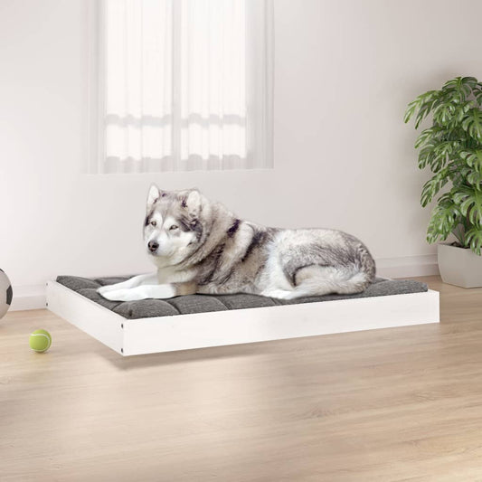 Dog Bed | White | Solid pine wood | Medium | Simple | Dog Bed