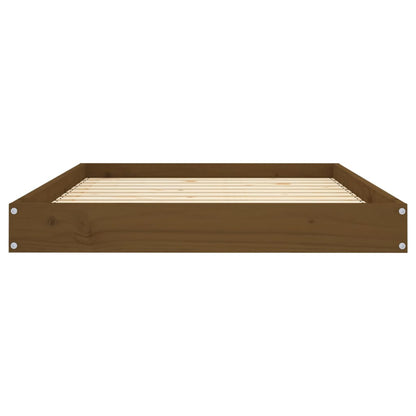 Dog Bed Honey Brown 101.5x74x9 cm Solid Wood Pine