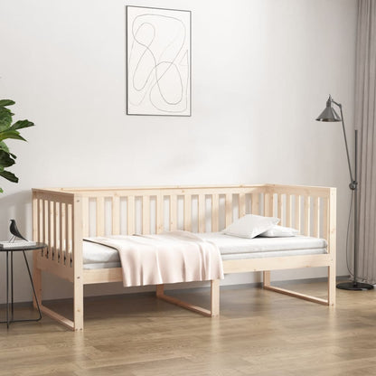 Day Bed without Mattress 90x200 cm Solid Wood Pine
