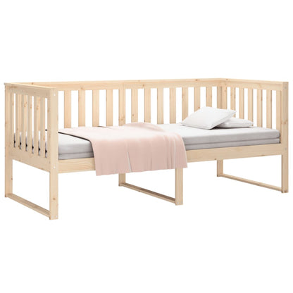 Day Bed without Mattress 90x190 cm Single Solid Wood Pine