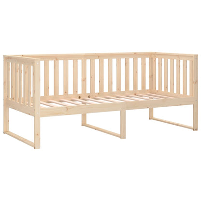 Day Bed without Mattress 90x190 cm Single Solid Wood Pine