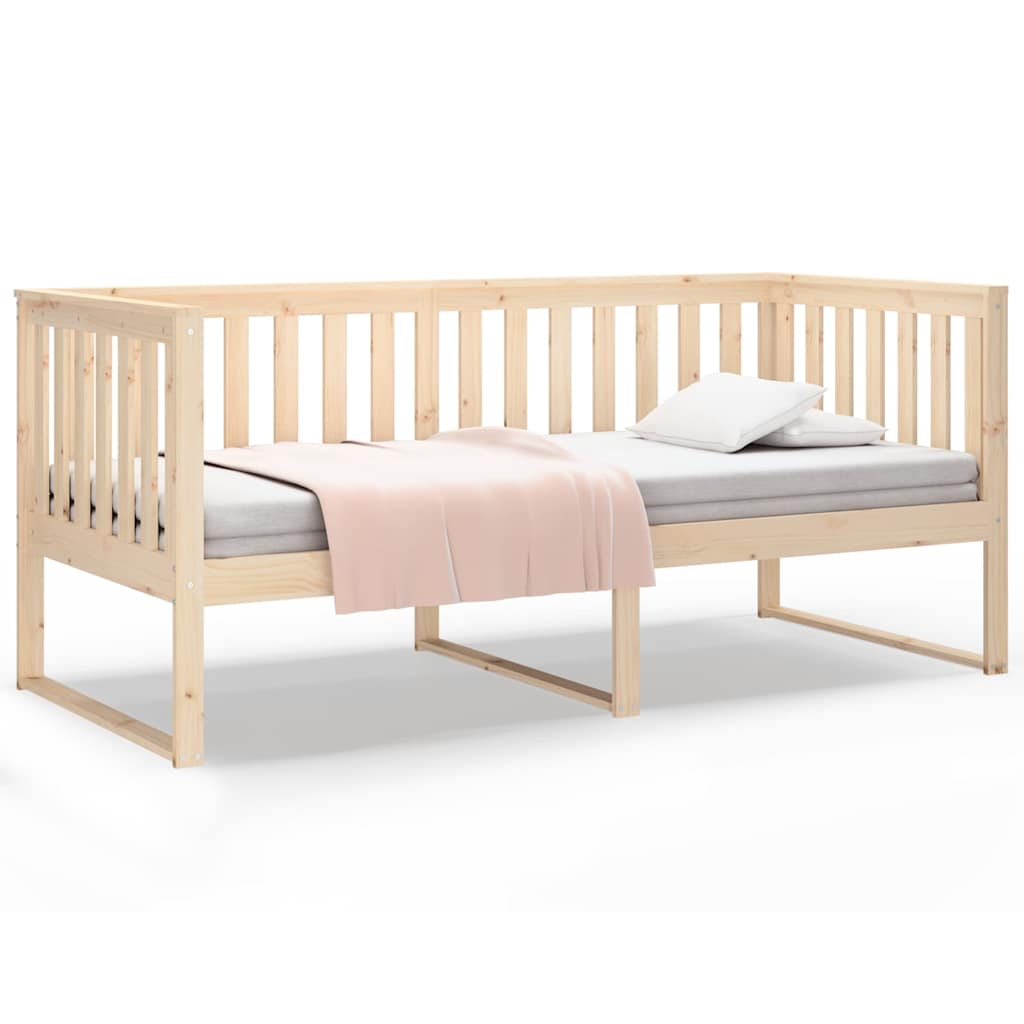 Day Bed without Mattress 100x200 cm Solid Wood Pine