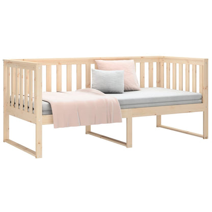 Day Bed without Mattress 100x200 cm Solid Wood Pine