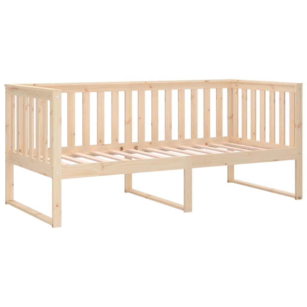 Day Bed without Mattress 100x200 cm Solid Wood Pine