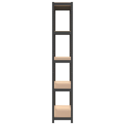 5-Layer Storage Shelf Anthracite Steel&Engineered Wood