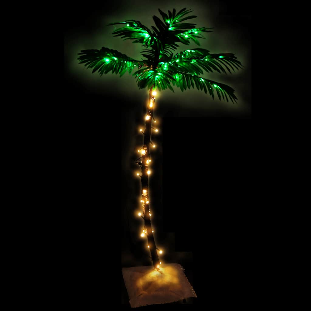 LED Palm Tree Warm White 72 LEDs 120 cm