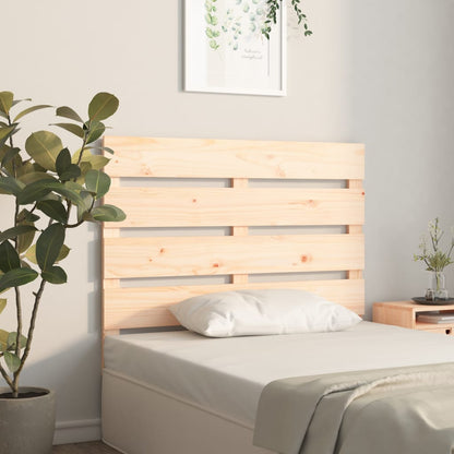Headboard 90x3x80 cm Solid Wood Pine