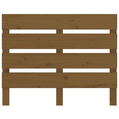 Headboard Honey Brown 100x3x80 cm Solid Wood Pine