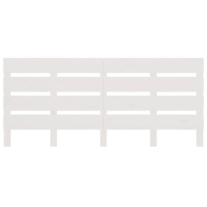 Headboard White 140x3x80 cm Solid Wood Pine