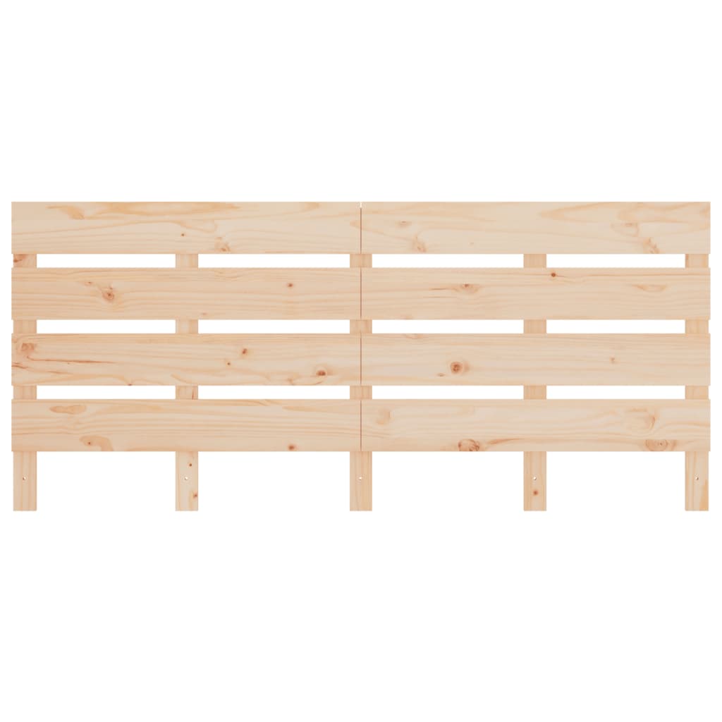 Headboard 200x3x80 cm Solid Wood Pine