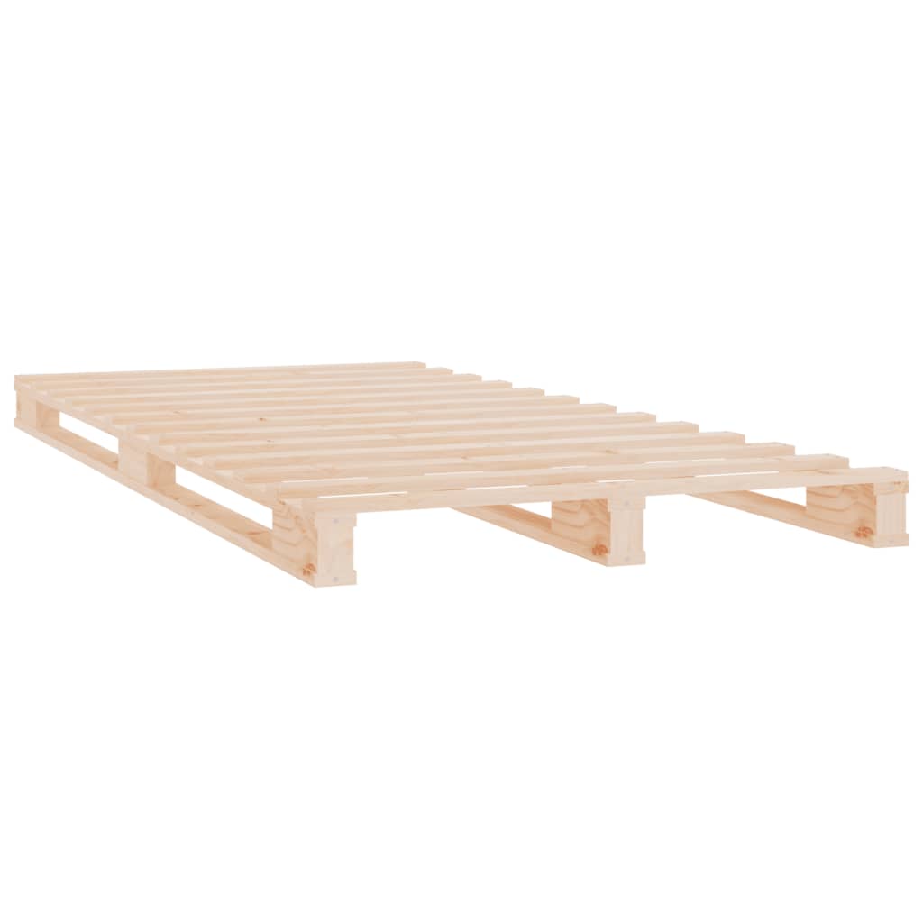 Pallet Bed | Natural Wood | Solid pine wood | Single |  Simplistic  | Bed