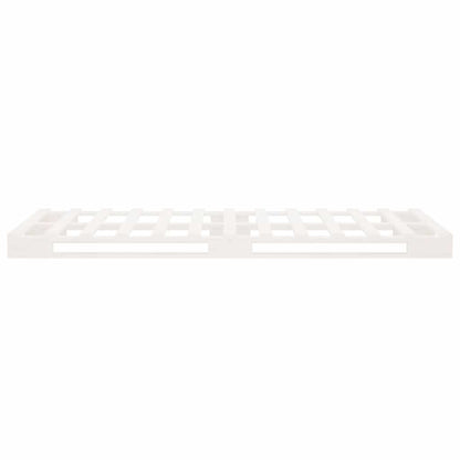 Pallet Bed | White | Solid pine wood | Single bed size | Durable