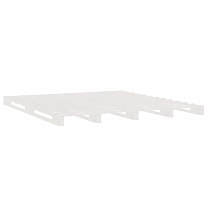 Pallet Bed without Mattress White 160x200 cm Solid Wood