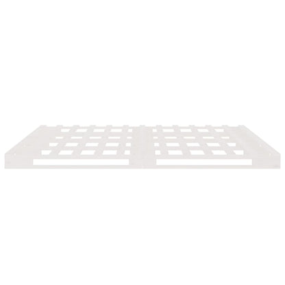 Pallet Bed without Mattress White 160x200 cm Solid Wood