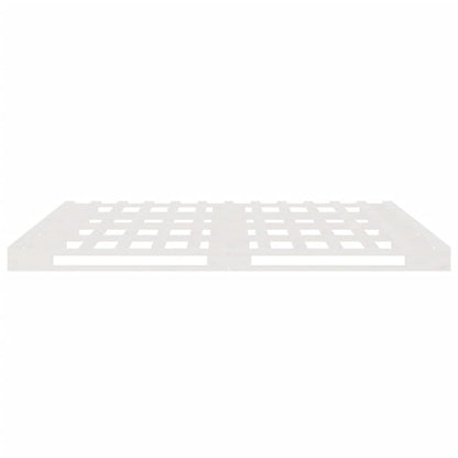 Pallet Bed | White | Solid pine wood | Double | Durable | Pallet Bed