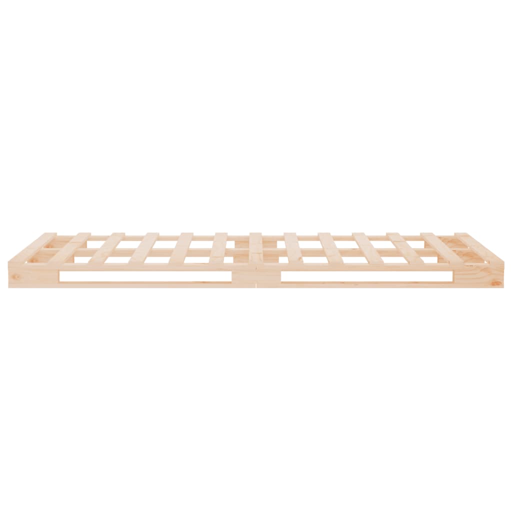 Pallet Bed without Mattress Small Single Solid Wood
